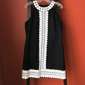 Michael Kors black and white mini dress.